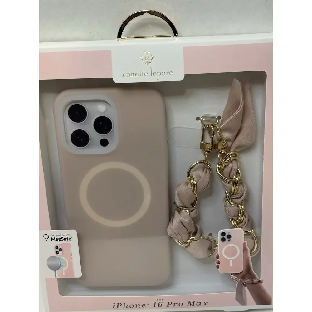 Nanette Lenore Case & Phone Wristlet Set, iPhone 16 Pro Max Compatible, MagSafe